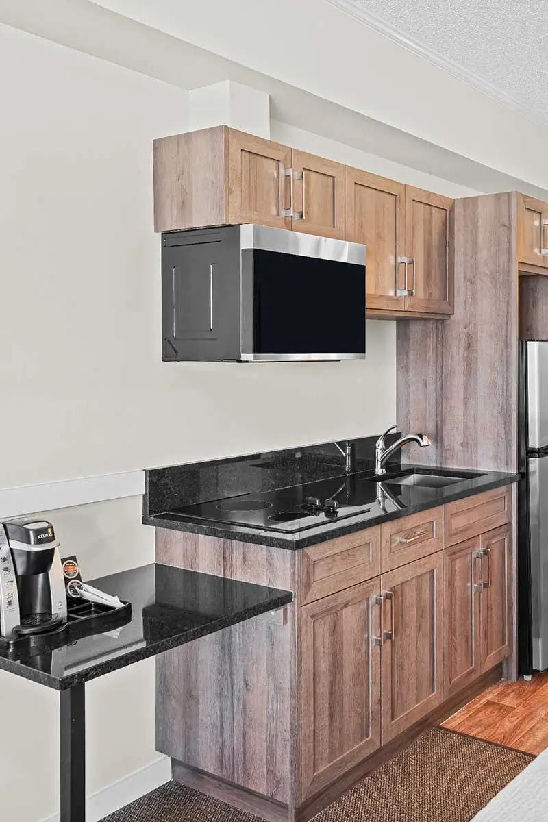 Two Queens Suite kitchen closeup