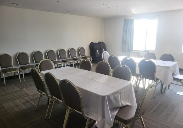Bruderheim Conf Room with 2 tablecloths Bruderheim Conf Room with 2 tablecloths